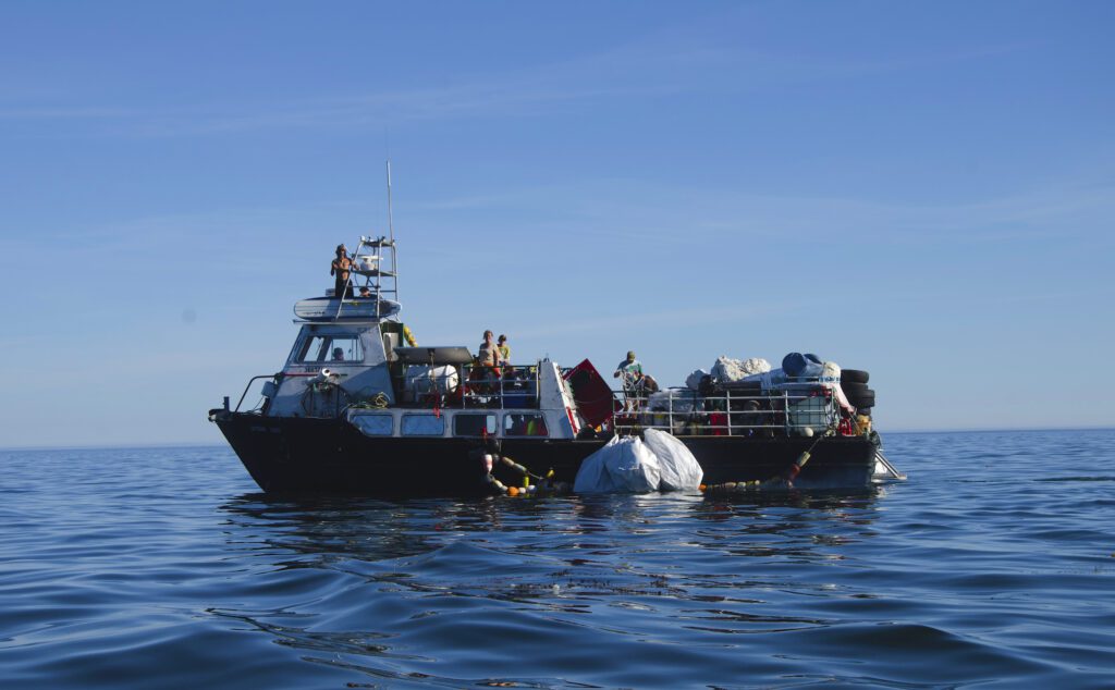 ocean recovered plastic with traceability